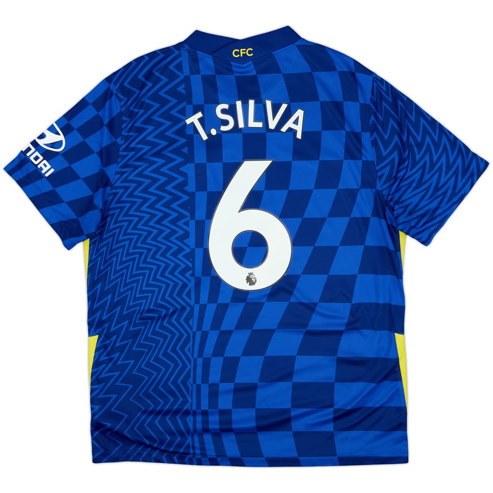 Camiseta de local del Chelsea 2021-22 T.Silva #6 - 9/10 - (XL)