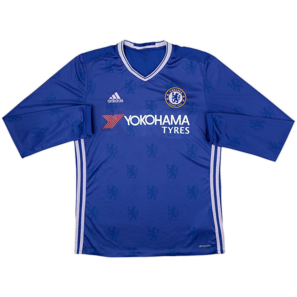 2016-17 Chelsea Home L/S Shirt - 5/10 - (M)