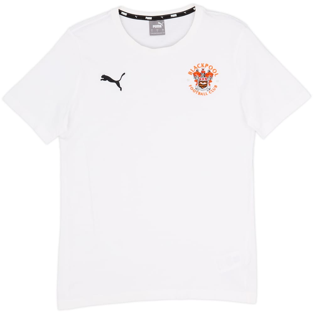 2020-21 Blackpool Puma Cotton Tee - 9/10 - (S)