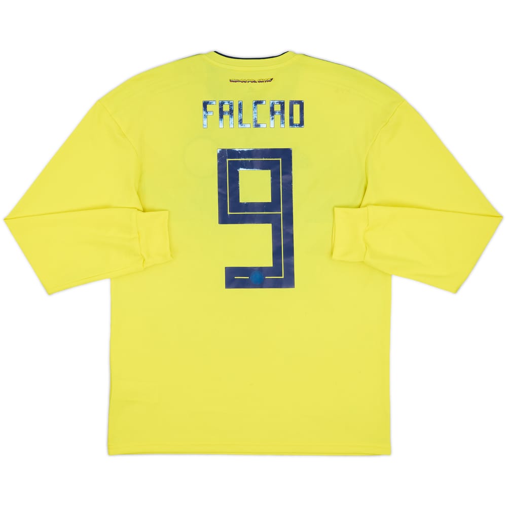 2018-19 Colombia Home L/S Shirt Falcao #9 - 5/10 - (M)