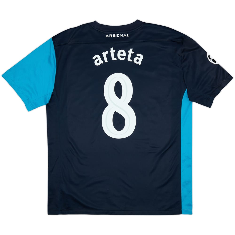 2011-12 Arsenal Away Shirt Arteta #8 - 8/10 - (L)