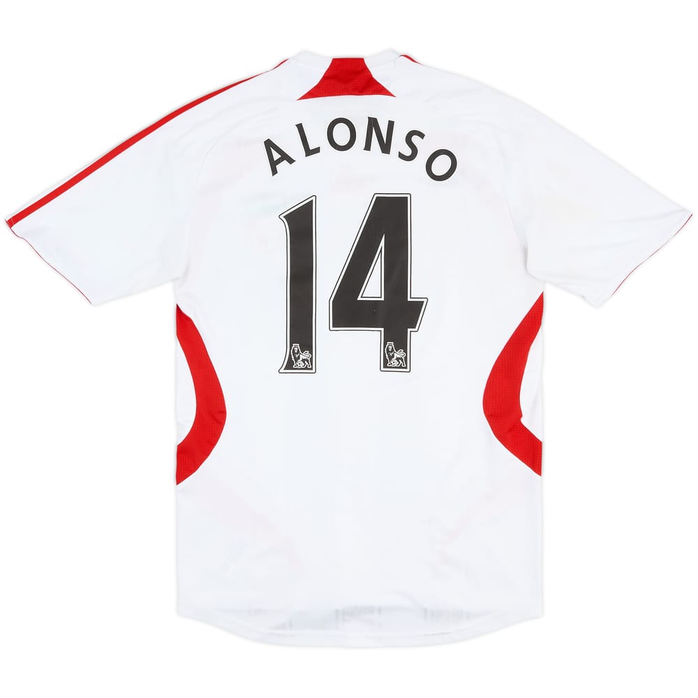2007-08 Liverpool Away Shirt Alonso #14 - 6/10 - (S)