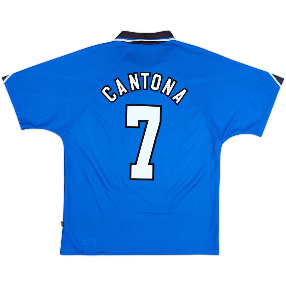 1996-98 Manchester United Third Shirt Cantona #7 - 8/10 - (L)