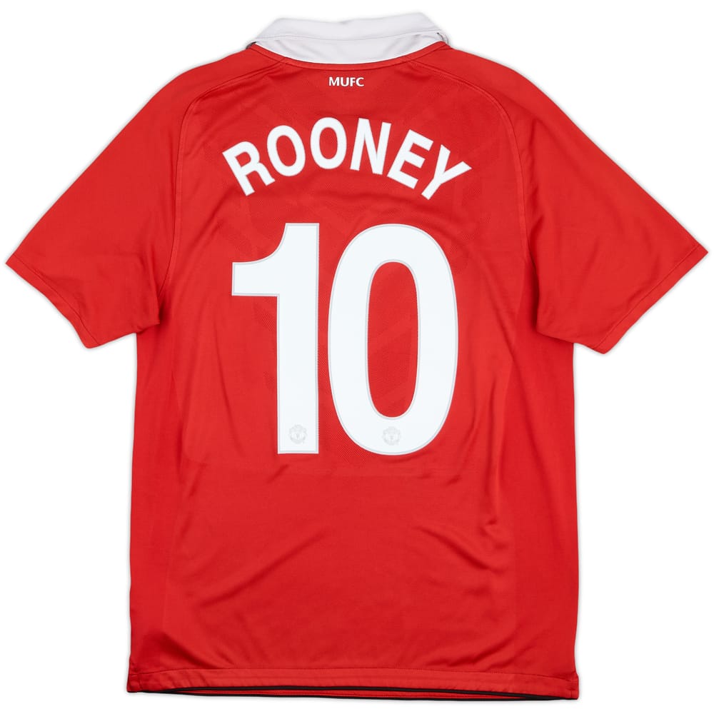 2010-11 Manchester United Home Shirt Rooney #10 - 6/10 - (M)