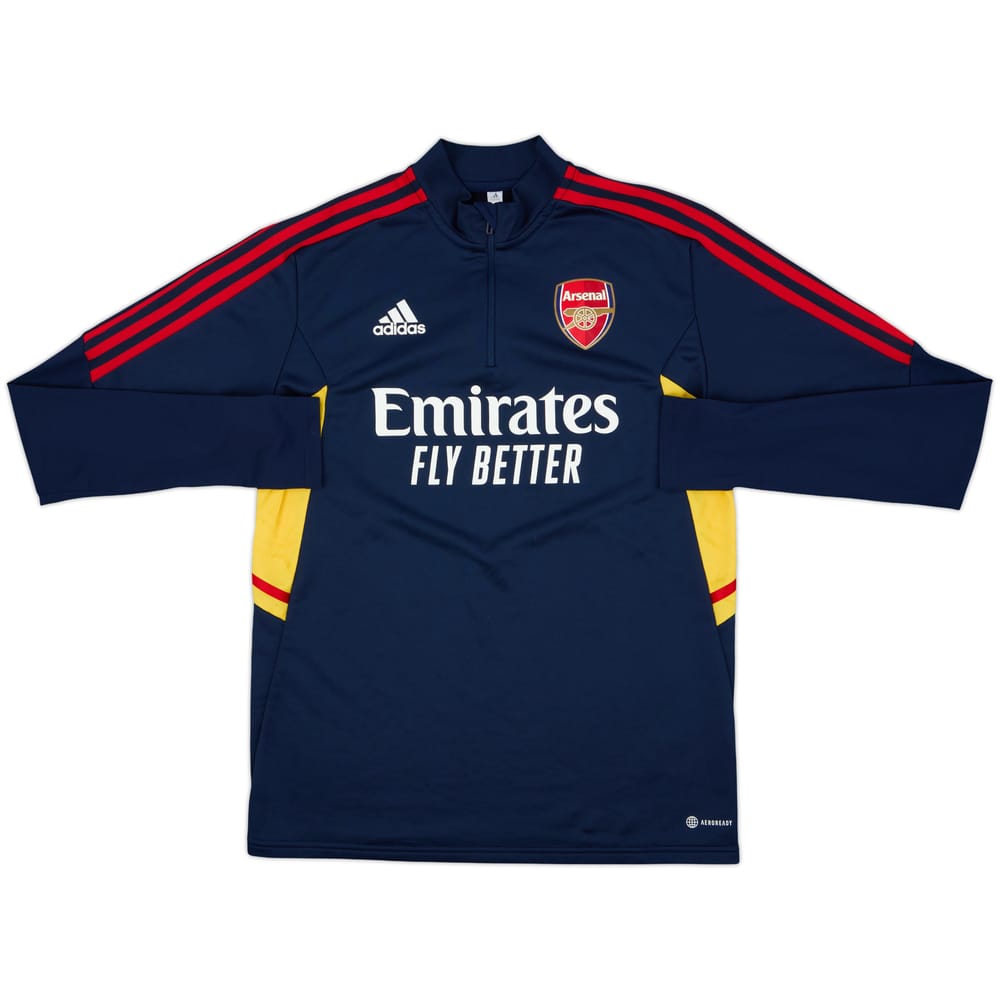 2021-22 Arsenal adidas 1/4 Zip Training Top - 8/10 - (M)