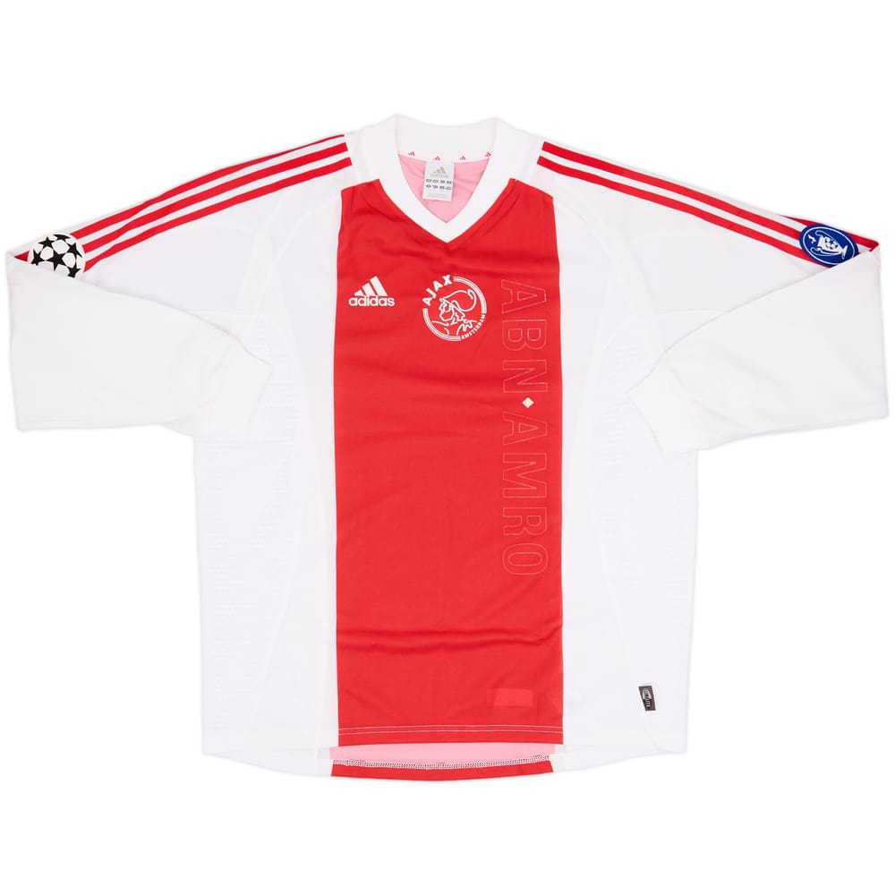 2002-04 Ajax Home L/S Shirt - 4/10 - (L)