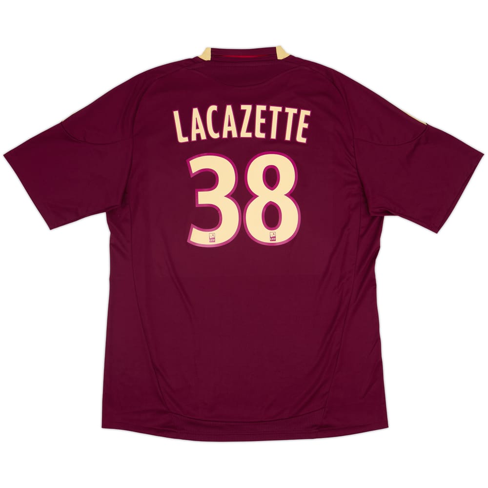 2010-11 Lyon Away Shirt Lacazette #38 - 8/10 - (XL)