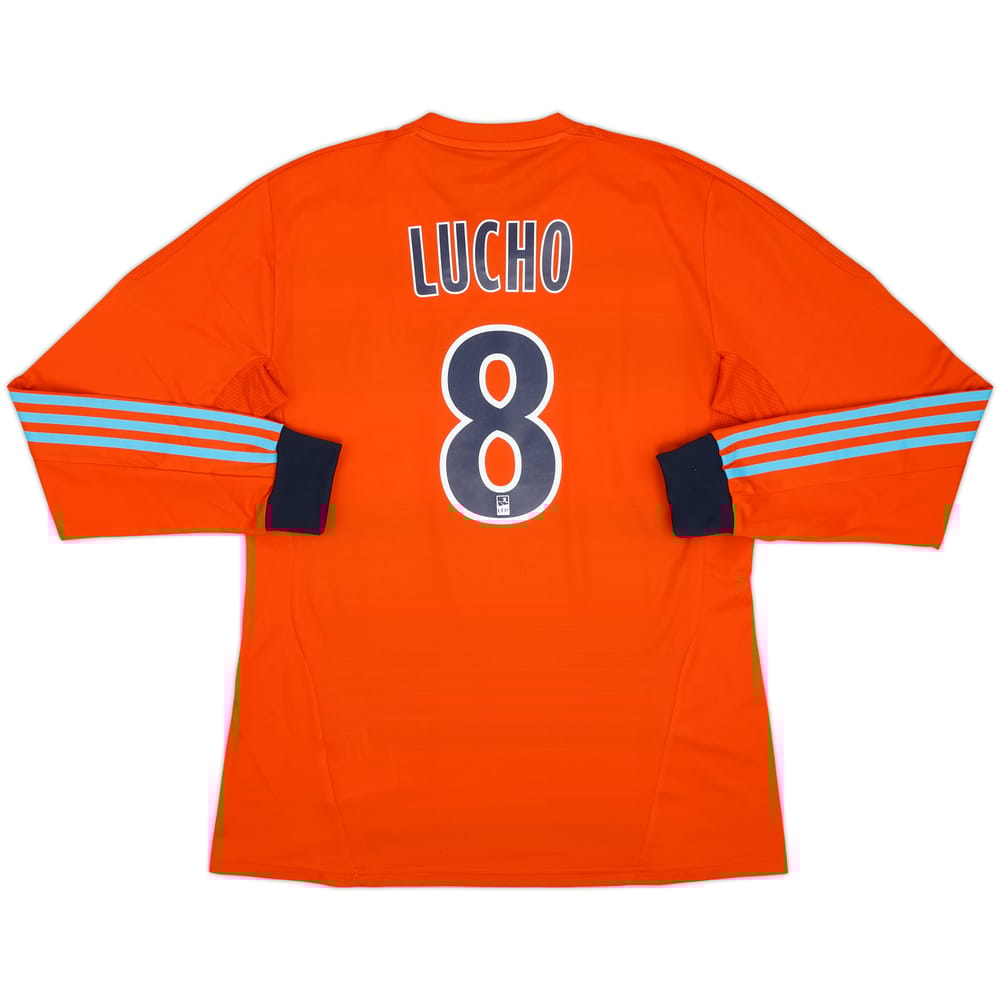 2011-12 Olympique Marseille Authentic Third L/S Shirt Lucho #8 - 10/10 - (XL)
