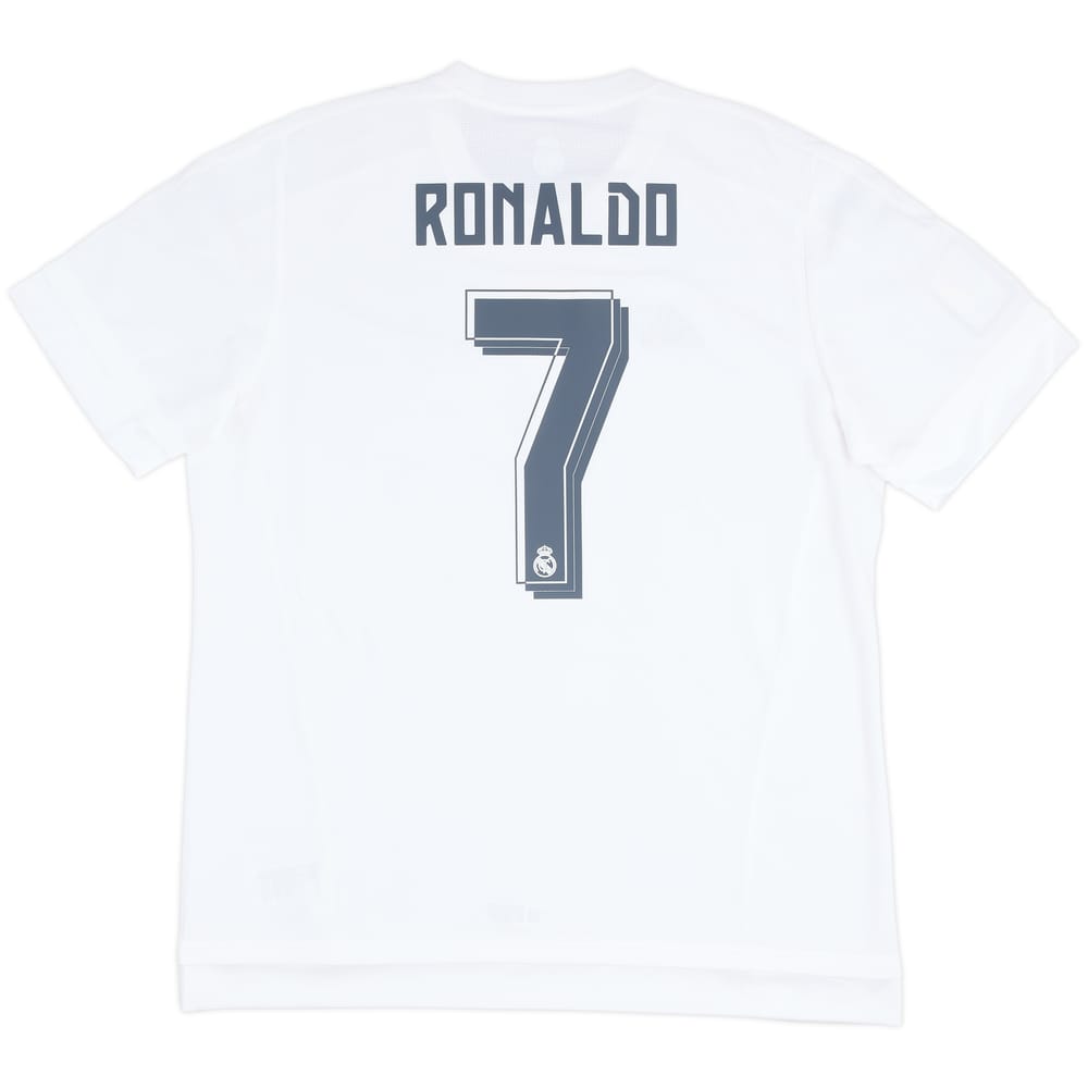 Camiseta de local del Real Madrid 2015-16 Ronaldo #7 - 8/10 - (XL)