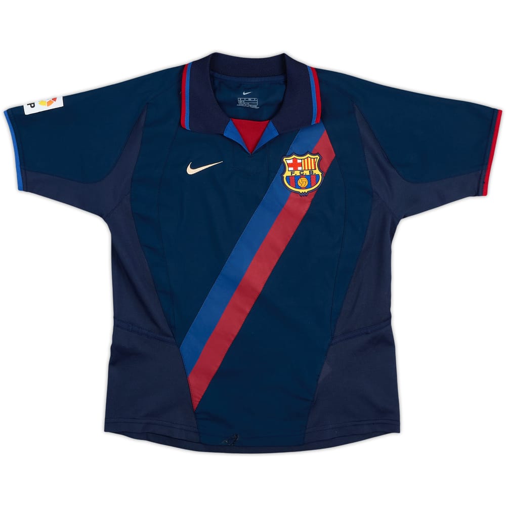 2002-03 Barcelona Away Shirt - 9/10 - (S.Boys)