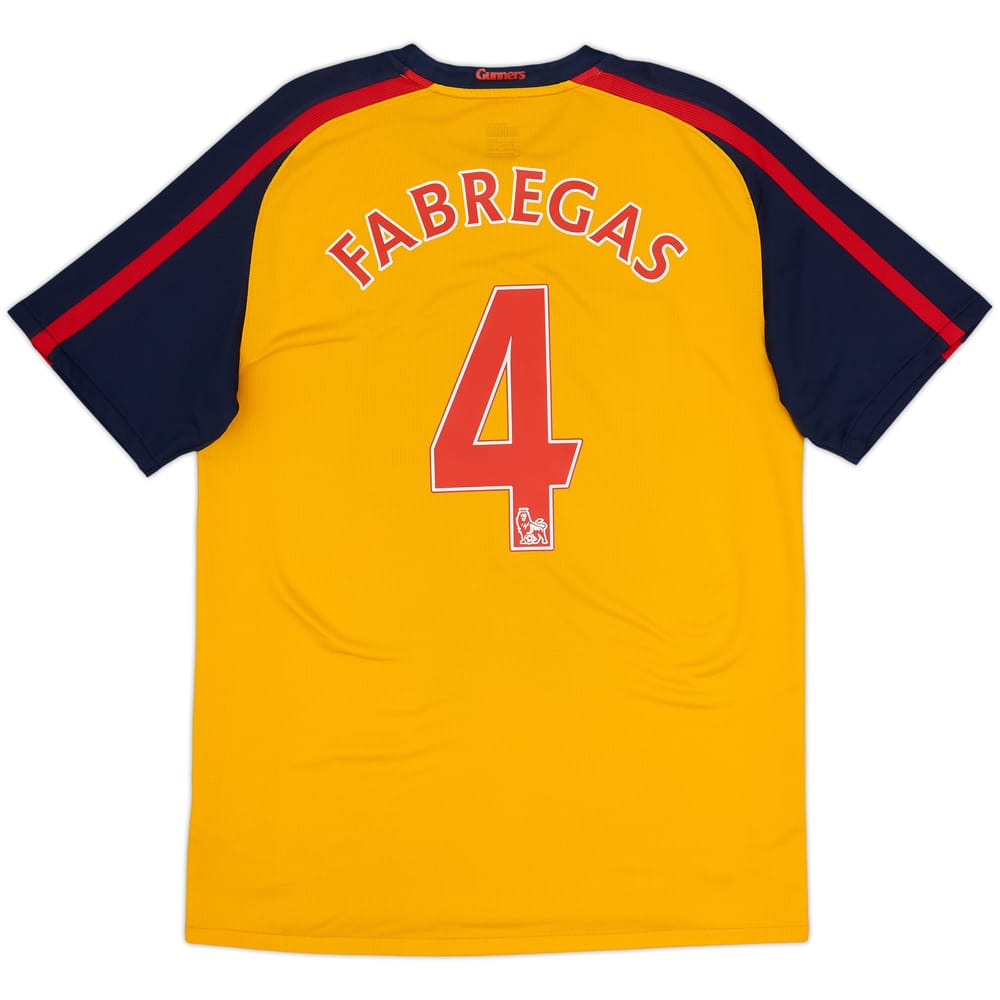 2008-09 Arsenal Camiseta Visitante Fabregas #4 - 6/10 - (M)