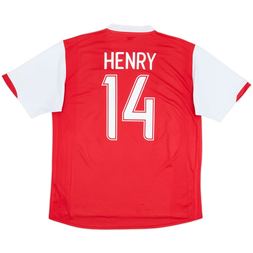 2006-08 Arsenal Home Shirt Henry #14 - 6/10 - (L)