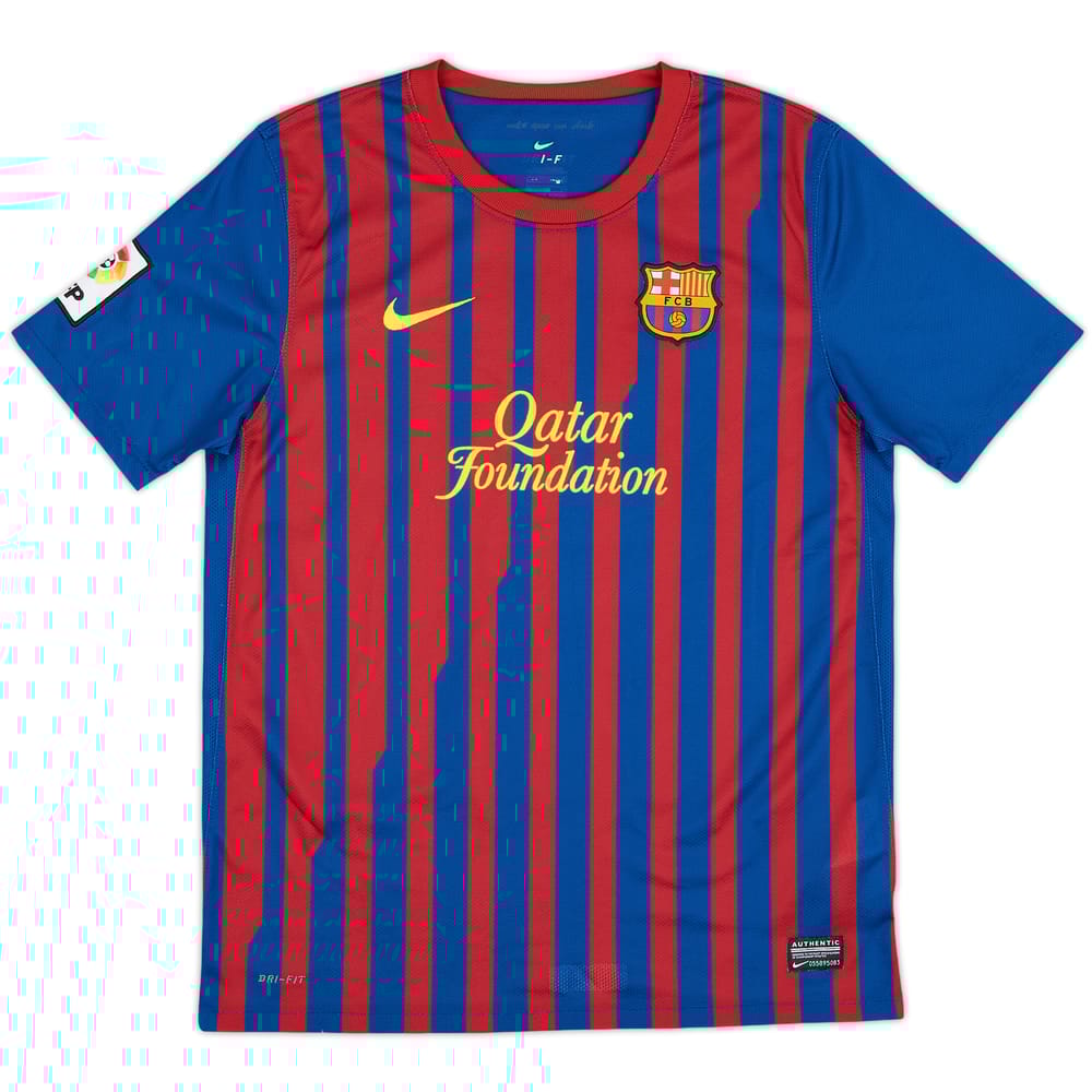 2011-12 Barcelona Camiseta Local - 5/10 - (XL.Niños)