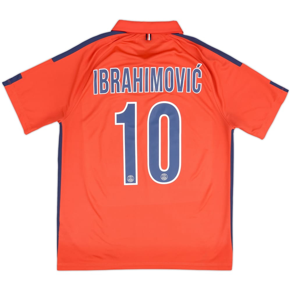Camiseta de la tercera equipación del Paris Saint-Germain 2014-15 Ibrahimovic #10 - 6/10 - (L)