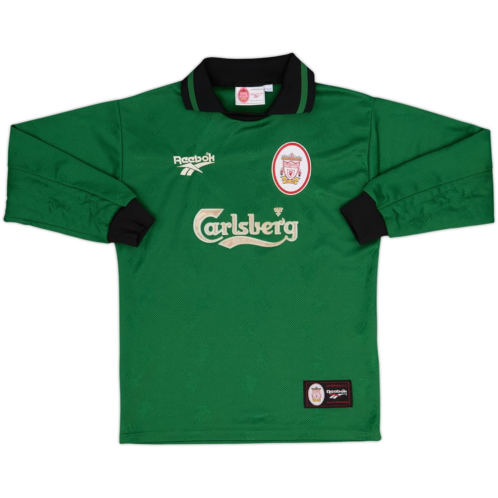1996-97 Liverpool GK Shirt - 6/10 - (L.Boys)