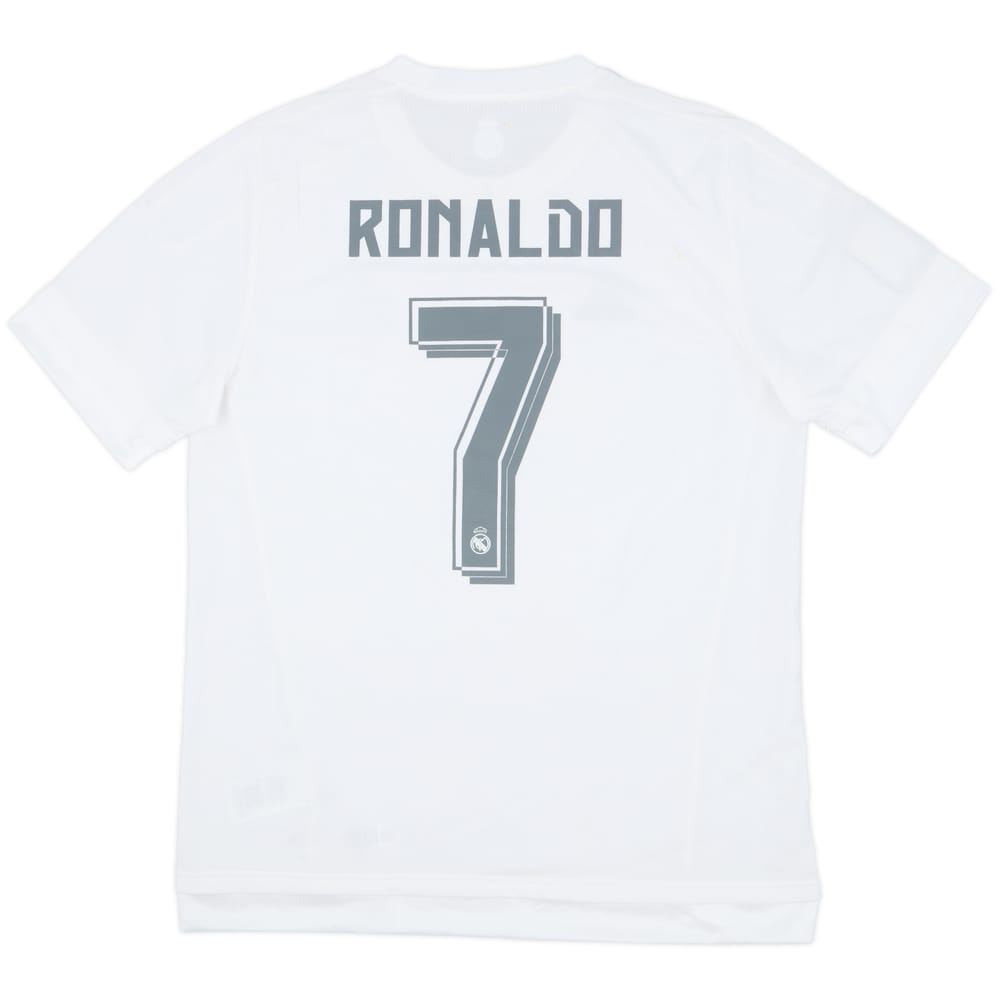 2015-16 Real Madrid Home Shirt Ronaldo #7 - 7/10 - (L)