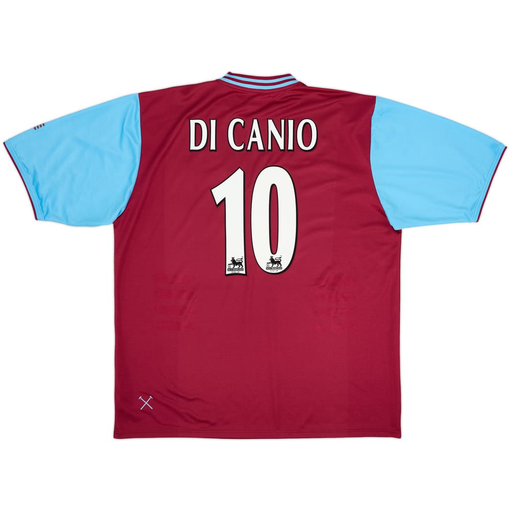 2001-03 West Ham Home Shirt Di Canio #10 - 8/10 - (XXL)