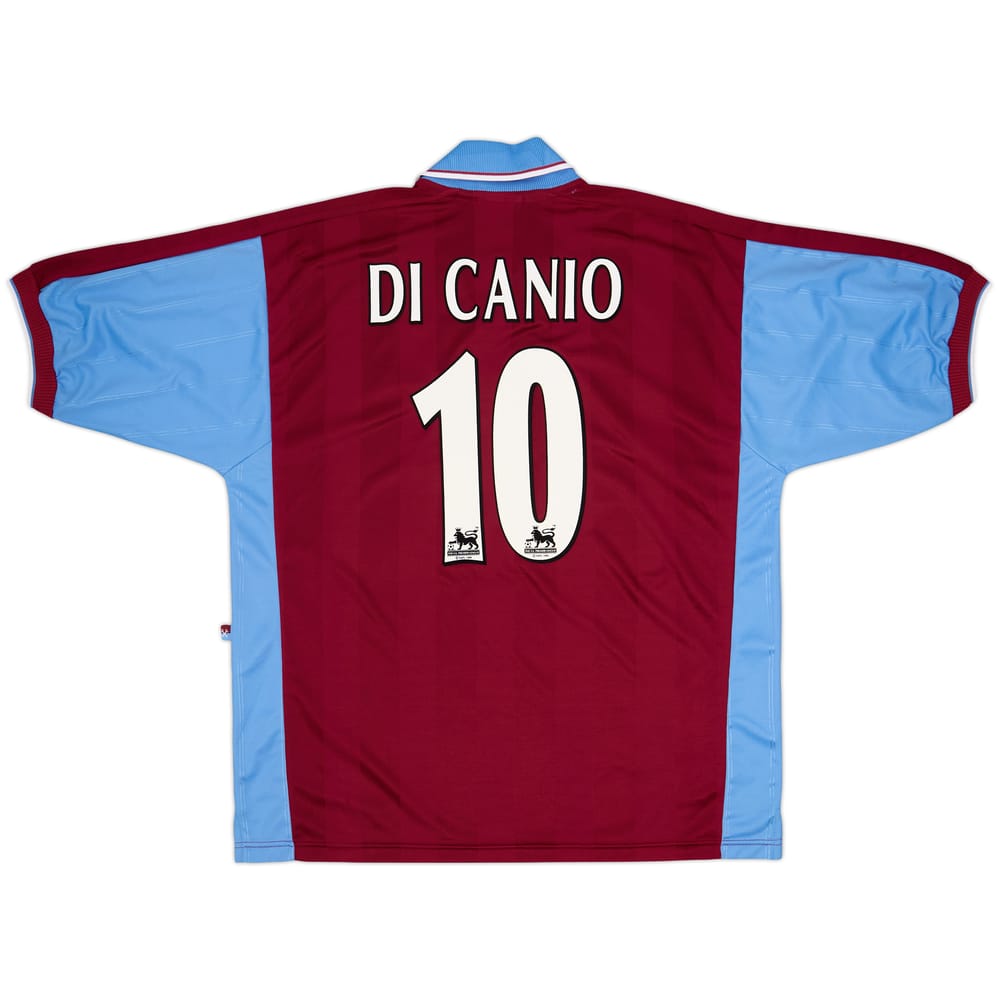 Camiseta de local del West Ham 1998-99 Di Canio #10 - 8/10 - (XL)