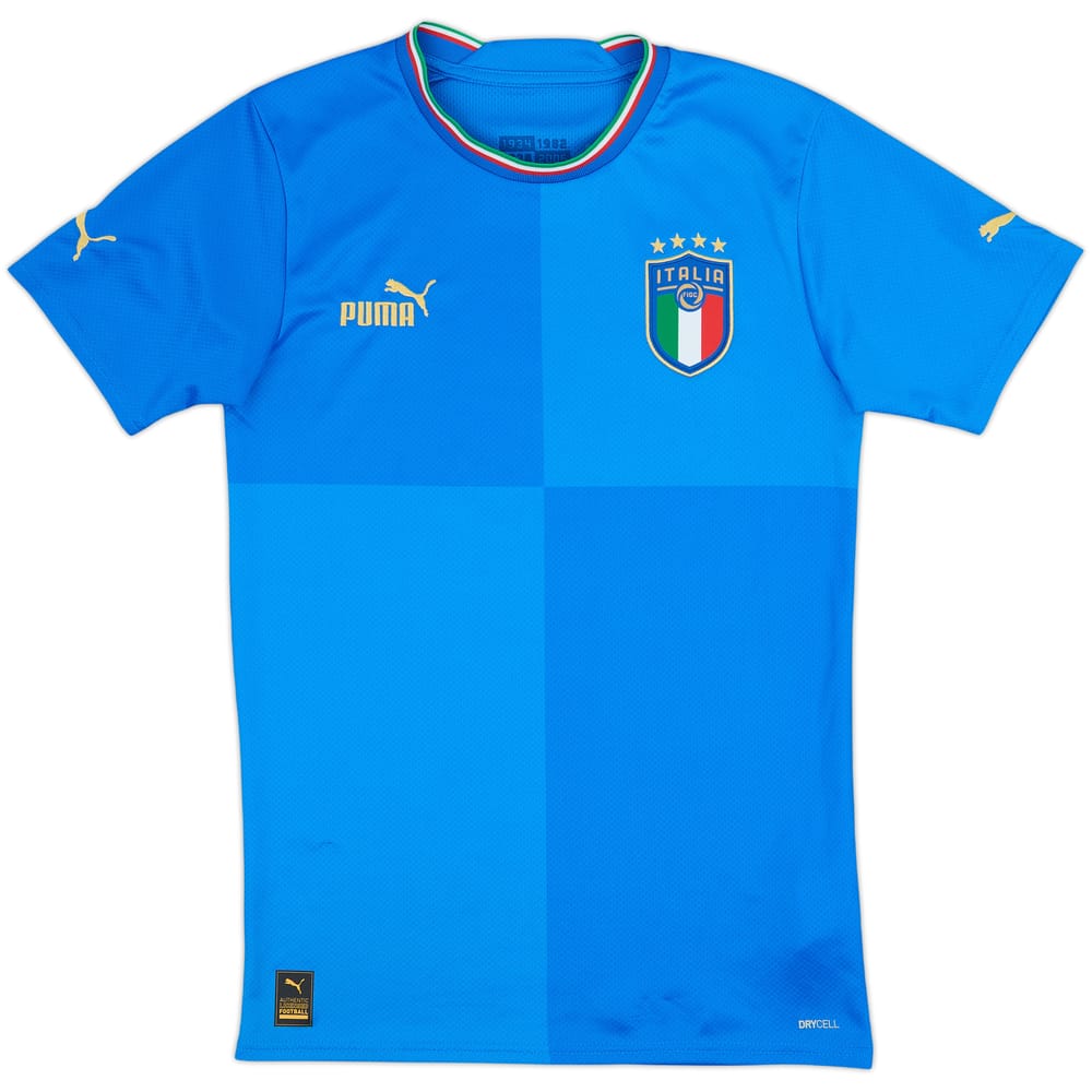 2022-23 Italy Home Shirt - 9/10 - (XS)