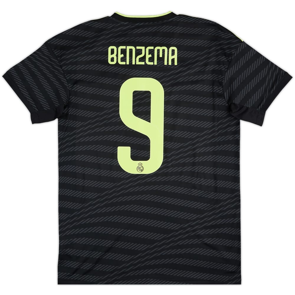 2022-23 Real Madrid Third Shirt Benzema #9 - 10/10 - (M)
