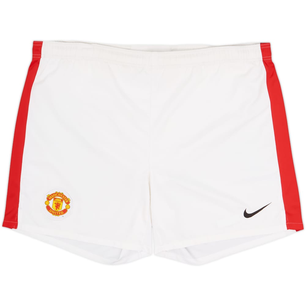 2009-10 Manchester United Home Shorts - 5/10 - (XL)