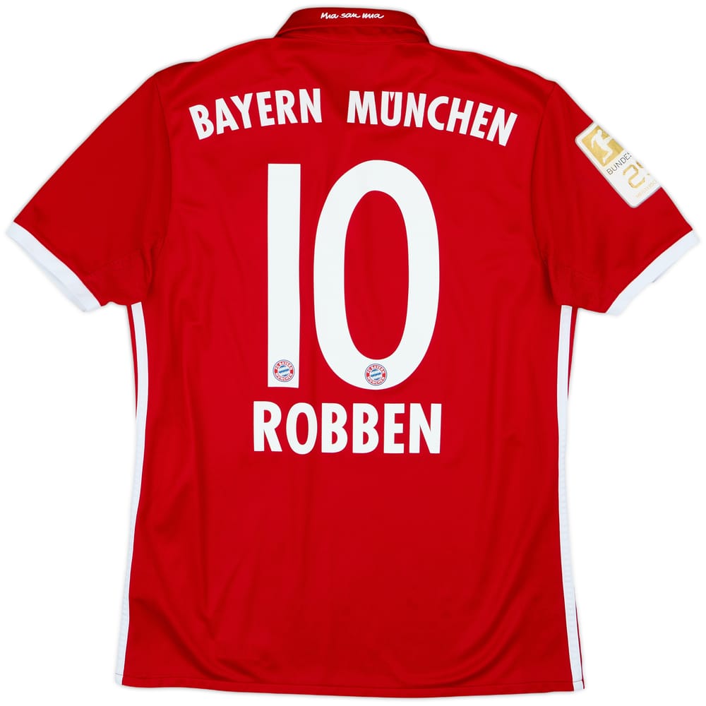 2016-17 Bayern Munich Home Shirt Robben #10 - 8/10 - (S)