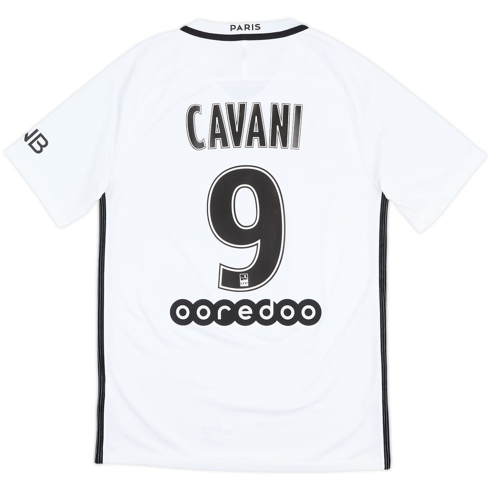 Camiseta de la tercera equipación del Paris Saint-Germain 2016-17 Cavani #9 - 9/10 - (S)