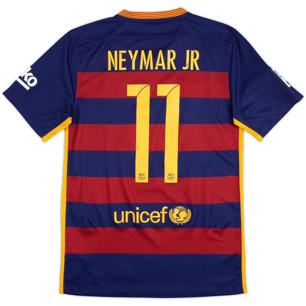 2015-16 Barcelona Home Shirt Neymar Jr #11 - 6/10 - (S)