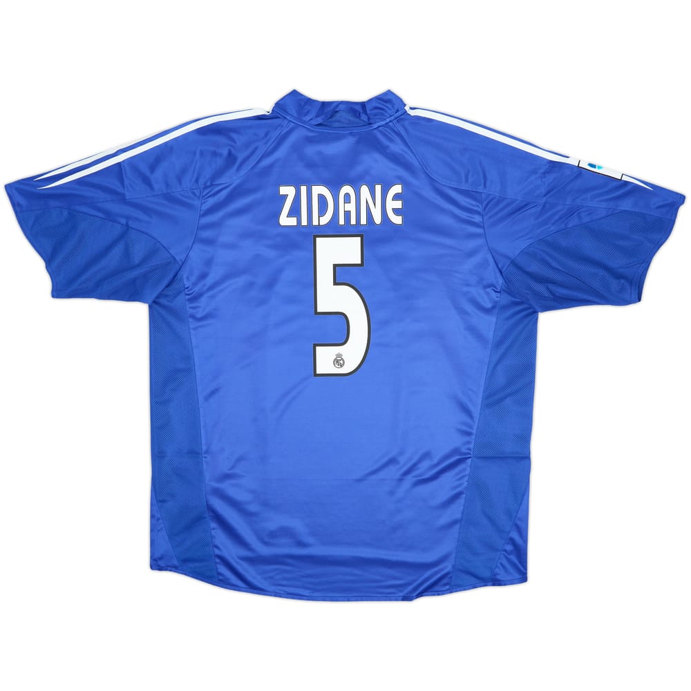 2004-05 Real Madrid Third Shirt Zidane #5 (XL)