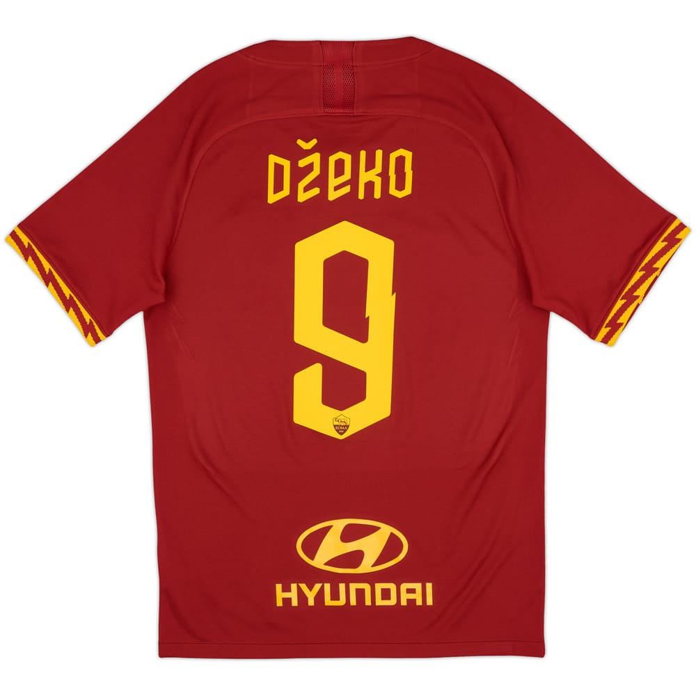 2019-20 Roma Home Shirt Dzeko #9 - 10/10 - (S)