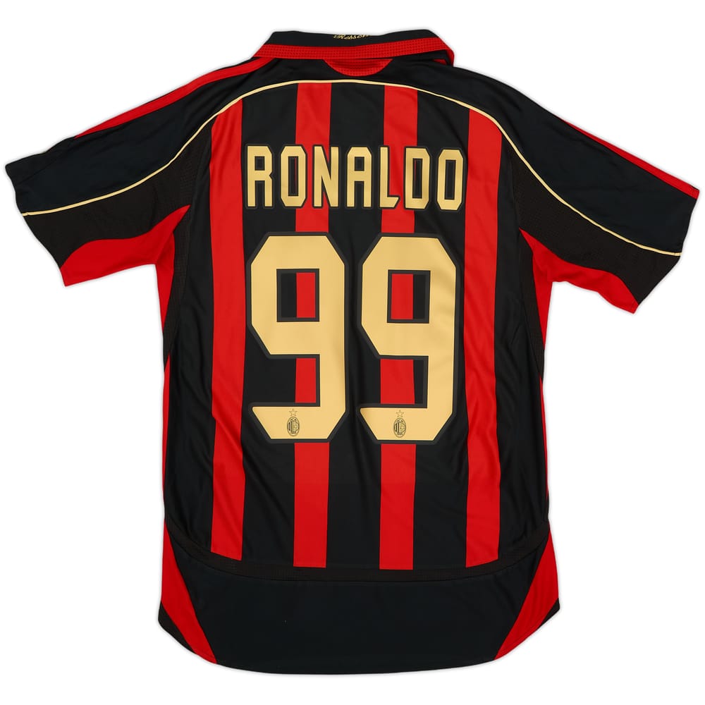 2006-07 AC Milan Home Shirt Ronaldo #99 - 6/10 - (S)