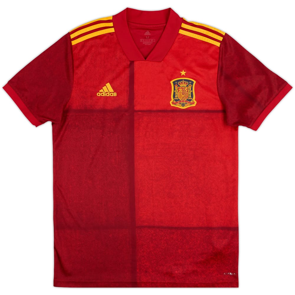 2020-21 Spain Home Shirt - 8/10 - (M)