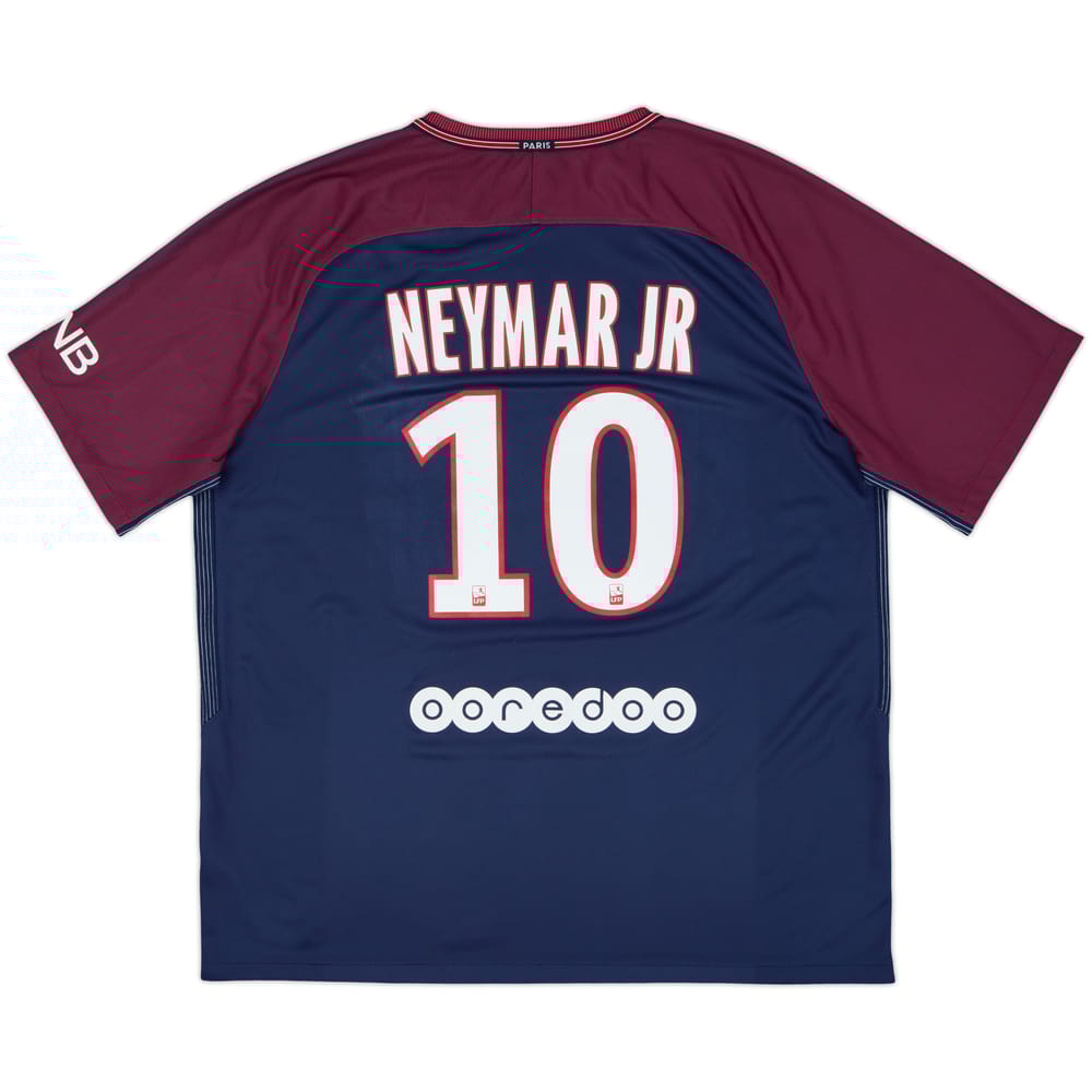2017-18 Paris Saint-Germain Home Shirt Neymar Jr #10 - 10/10 - (XL)