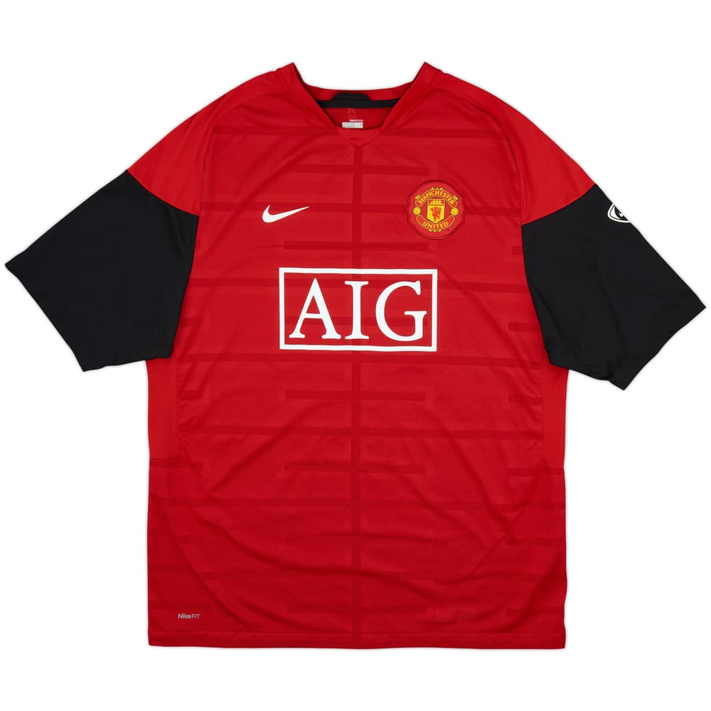 2009-10 Manchester United NIke Training Shirt - 10/10 - (XL)
