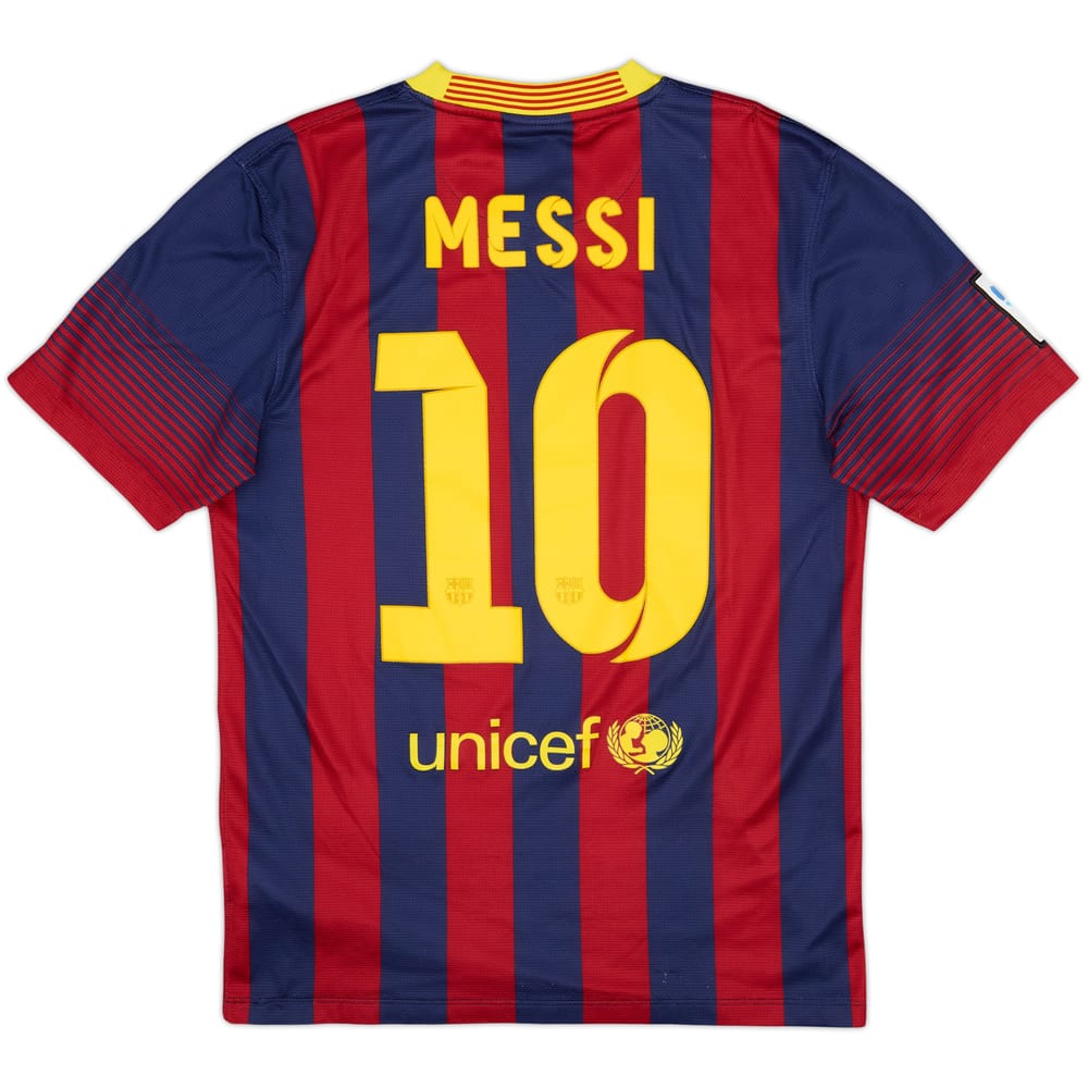 2013-14 Barcelona Camiseta de local Messi #10 - 5/10 - (S)