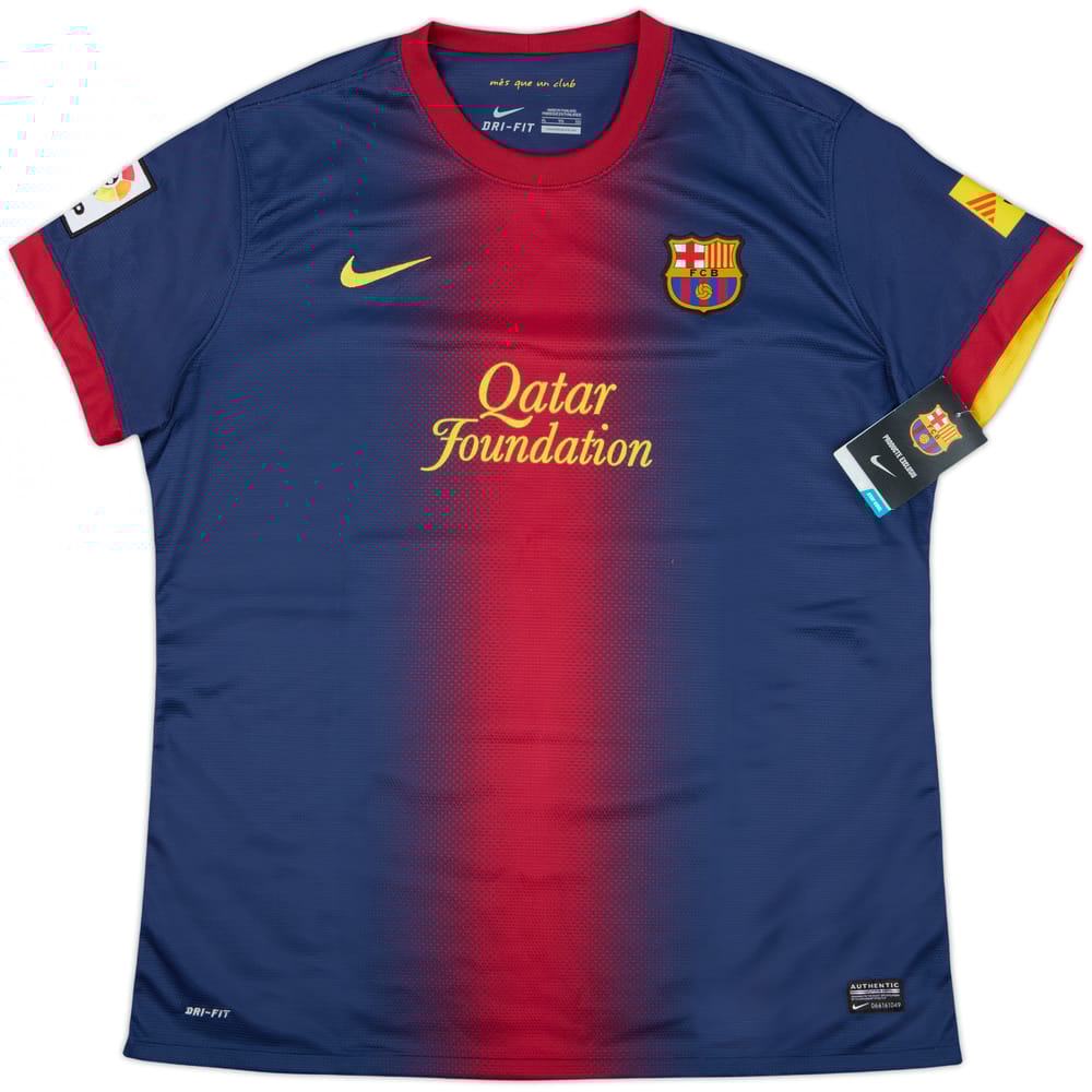 2012-13 Barcelona Home Shirt (Women's XL)