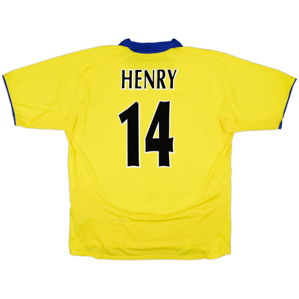 2003-05 Arsenal Away Shirt Henry #14 - 8/10 - (XXL)