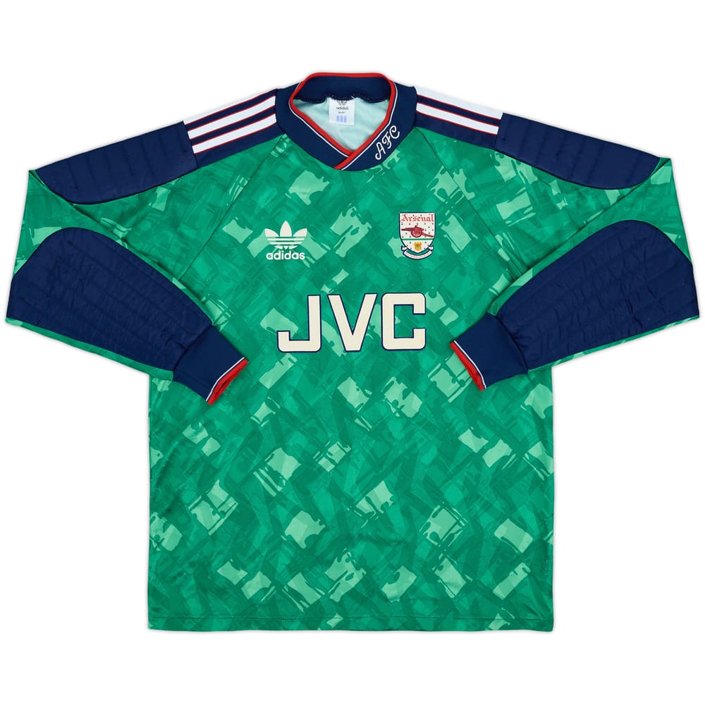 1990-91 Arsenal GK Shirt - 8/10 - (M)