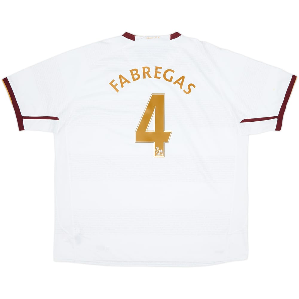 2007-08 Arsenal Away Shirt Fabregas #4 - 8/10 - (3XL)