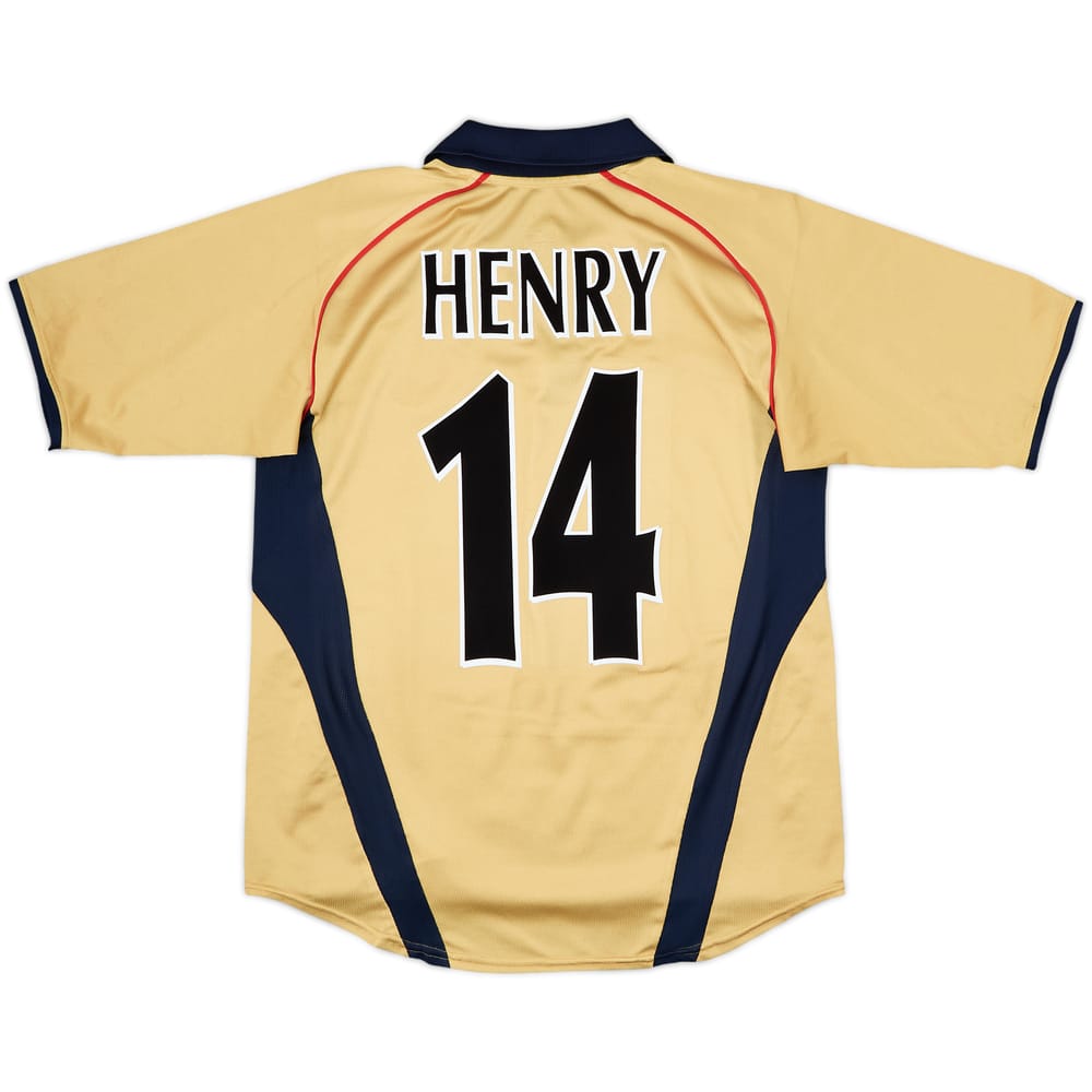 2001-02 Arsenal Away Shirt Henry #14 - 8/10 - (S)