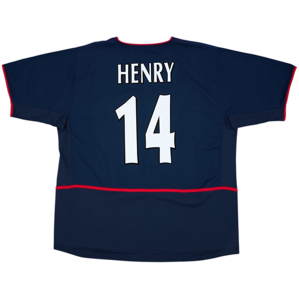2002-04 Arsenal Away Shirt Henry #14 - 8/10 - (XXL)