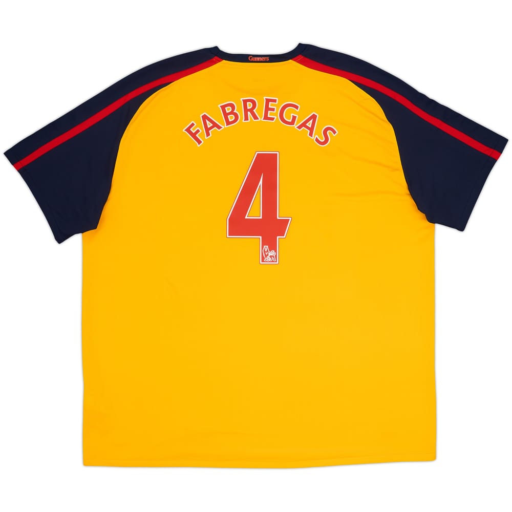 2008-09 Arsenal Away Shirt Fabregas #4 - 10/10 - (3XL)