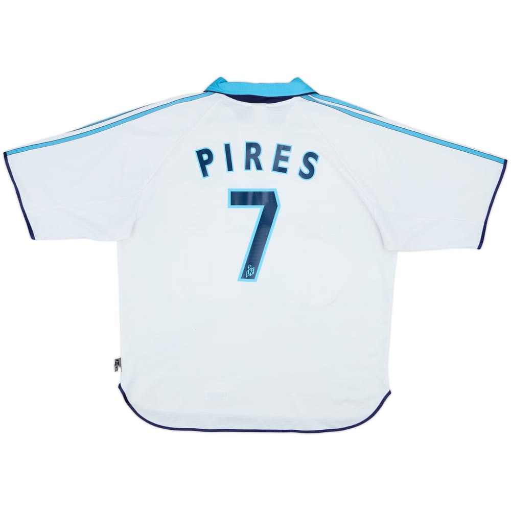 1999-00 Olympique Marseille Home Shirt Pires #7 - 5/10 - (XL)