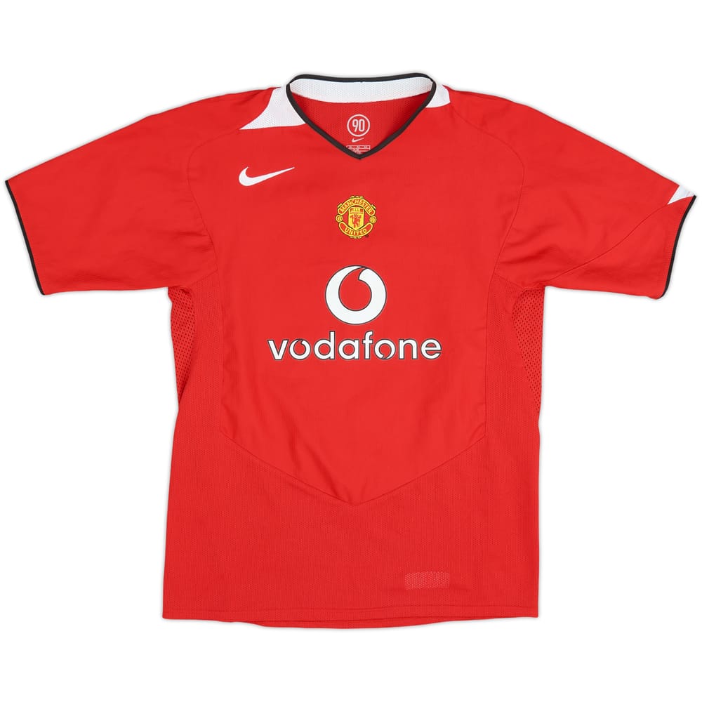 2004-06 Manchester United Home Shirt - 10/10 - (XL.Boys)