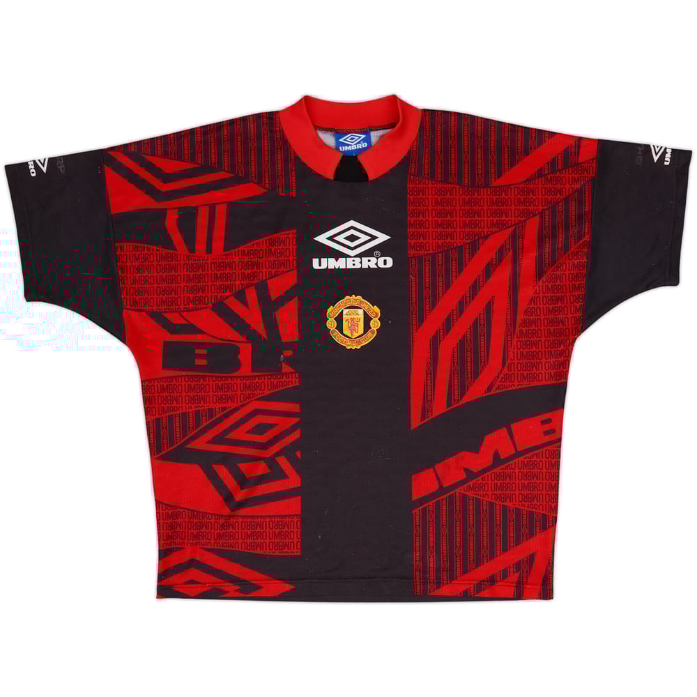 1994-95 Manchester United Umbro Training Shirt - 5/10 - (L)