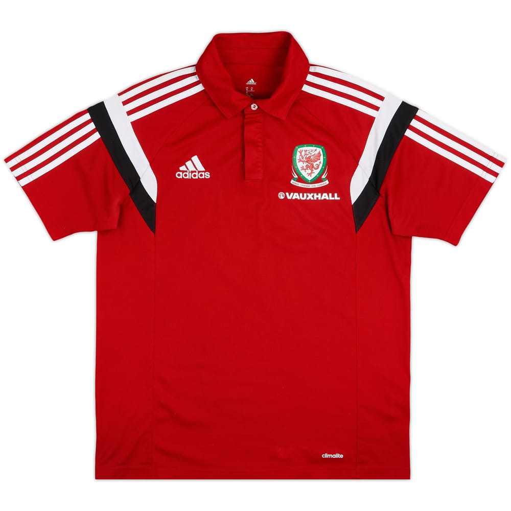 2013-14 Wales adidas Polo Shirt - 7/10 - (M)