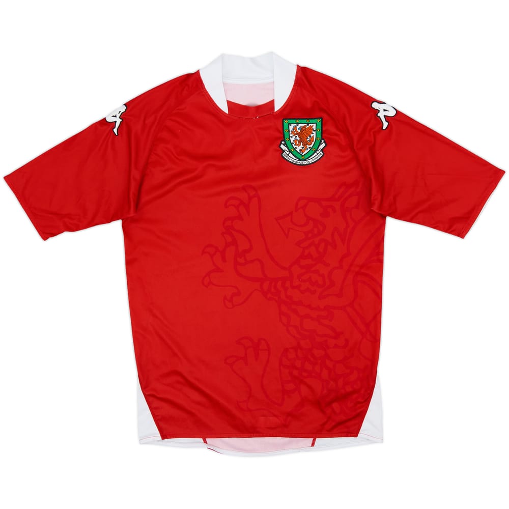2007-08 Wales Home Shirt - 8/10 - (M)