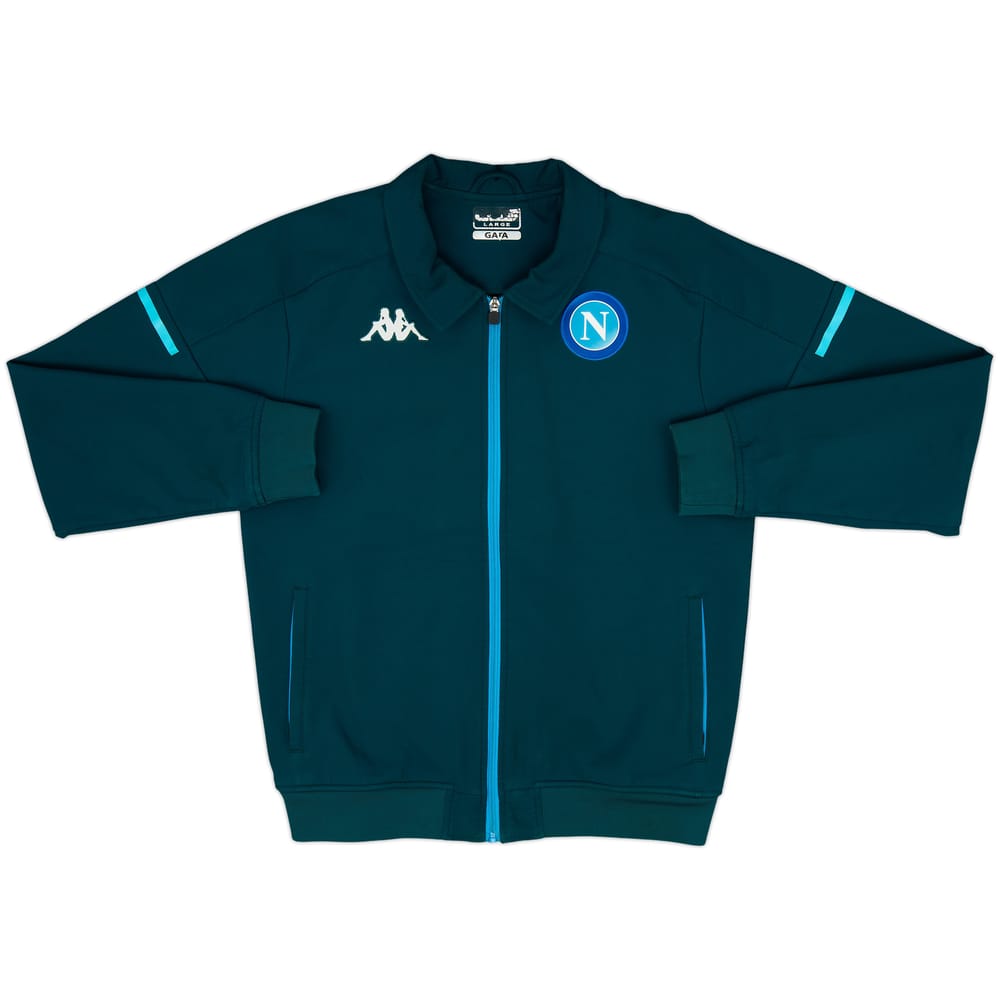 2020-21 Napoli Kappa Track Jacket - 7/10 - (L)