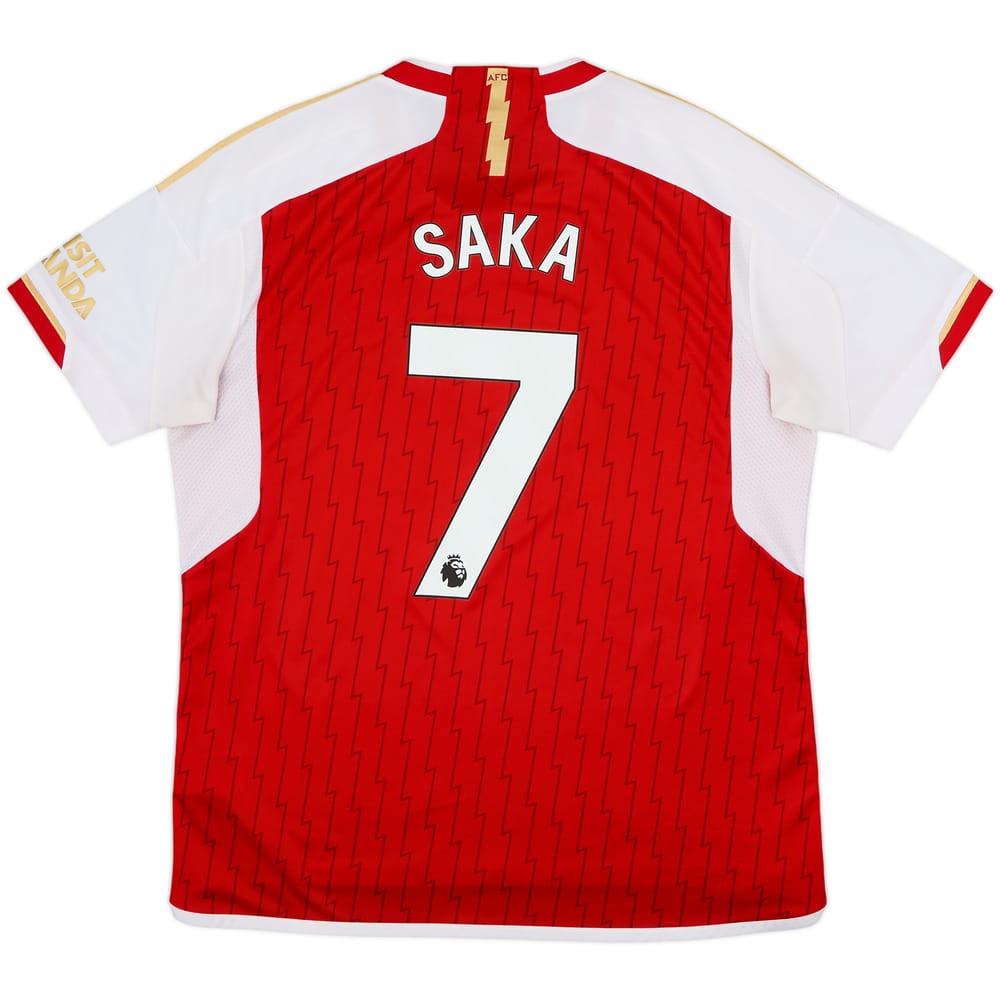 2023-24 Arsenal Home Shirt Saka #7 - 5/10 - (XL)