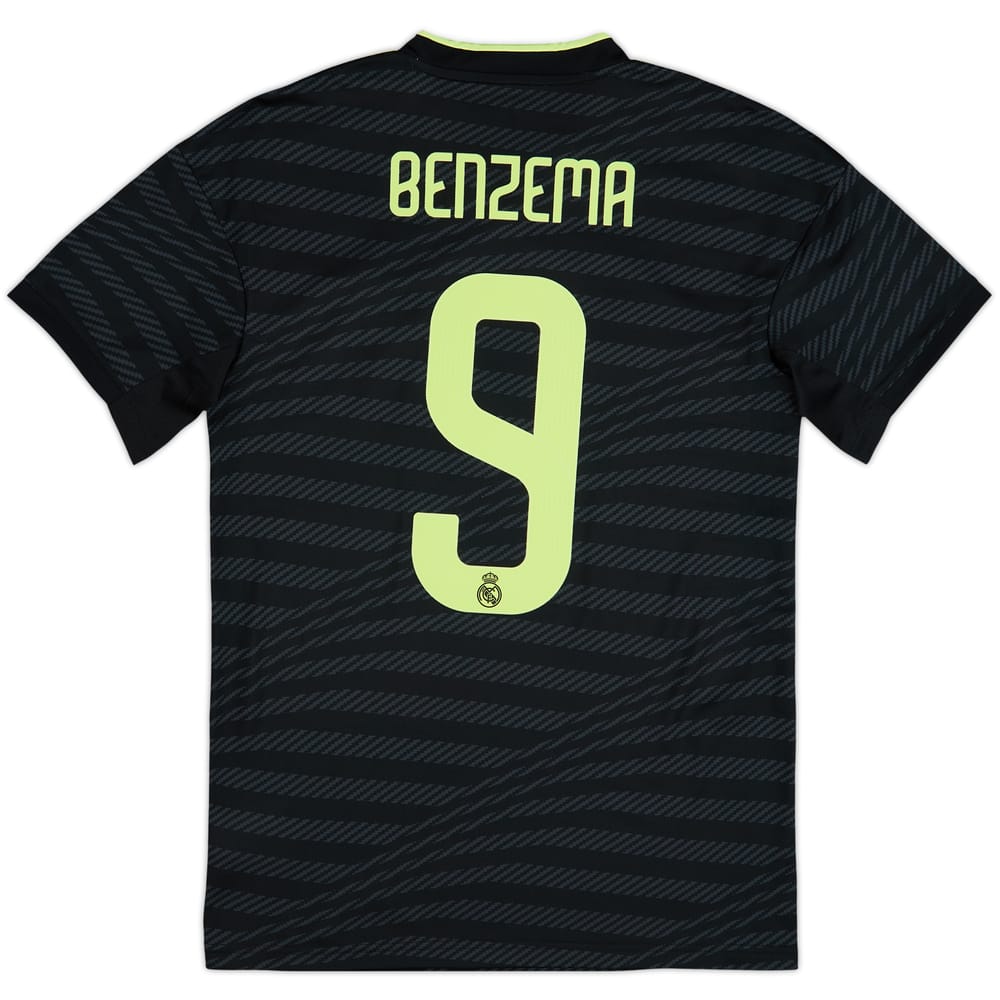 2022-23 Real Madrid Third Shirt Benzema #9 - 9/10 - (S)